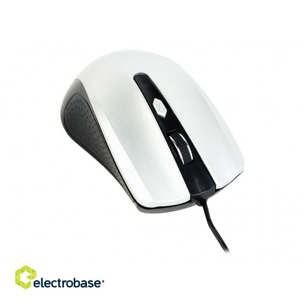 Gembird | Mouse | MUS-4B-01-BS | Standard | USB | Black/ silver image 2