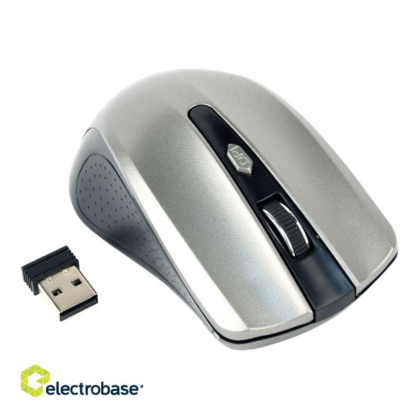 Gembird | Mouse | MUSW-4B-04-BG | Standard | Wireless | Black/ Space Grey фото 3