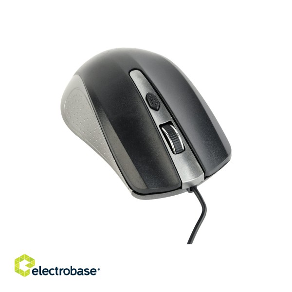 Gembird | MUS-4B-01-GB | Optical Mouse | USB | Spacegrey/Black paveikslėlis 4