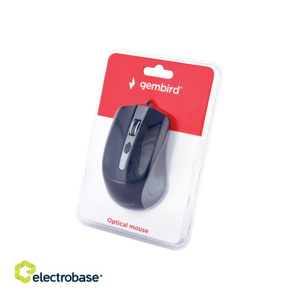 Gembird | MUS-4B-01-GB | Optical Mouse | USB | Spacegrey/Black paveikslėlis 6