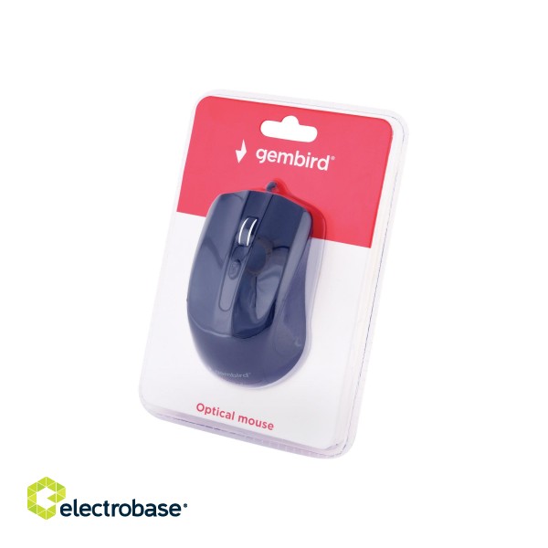 Gembird | MUS-4B-01 | Optical Mouse | USB | Black paveikslėlis 5