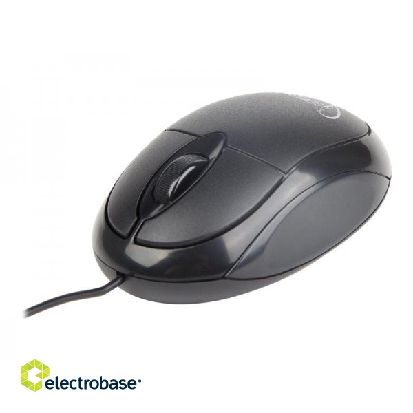 Gembird | MUS-U-01 | Wired | Optical USB mouse | Black image 4