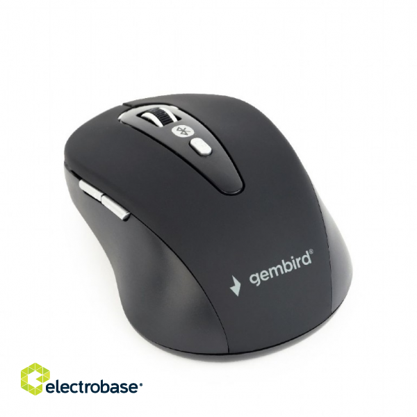 Gembird | MUSWB-6B-01 | Optical Mouse | Bluetooth v.3.0 | Black paveikslėlis 1