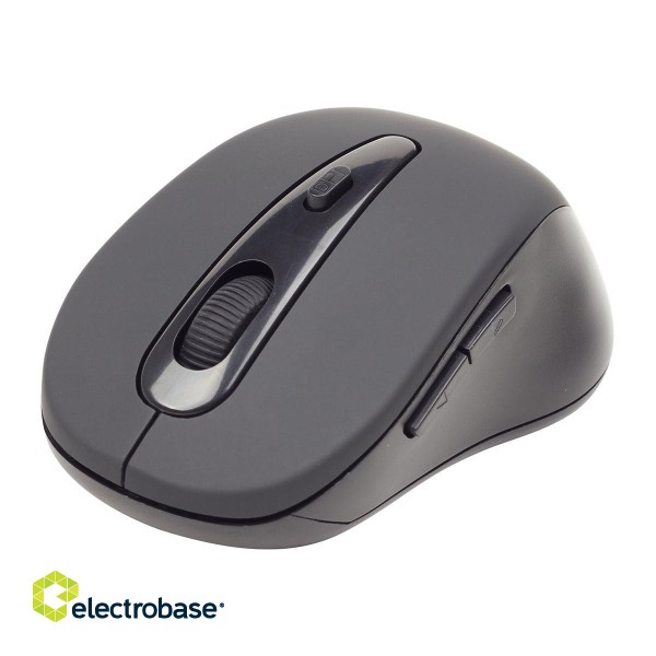 Gembird | MUSWB2 | 6 button | Optical Bluetooth mouse | Black paveikslėlis 5