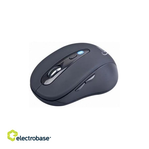 Gembird | MUSWB2 | 6 button | Optical Bluetooth mouse | Black paveikslėlis 1