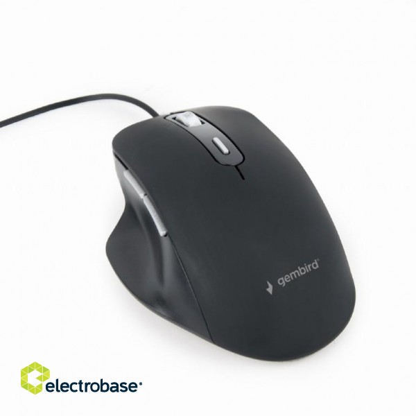 Gembird | Optical USB LED Mouse | MUS-6B-02 | Optical mouse | Black image 3