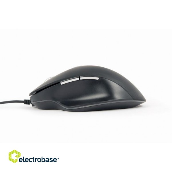 Gembird | Optical USB LED Mouse | MUS-6B-02 | Optical mouse | Black image 5