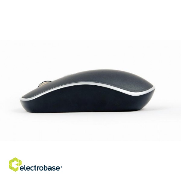 Gembird | Optical USB mouse | MUS-4B-06-BS | Optical mouse | Black/Silver image 5