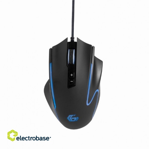 Gembird | USB gaming RGB backlighted mouse | MUSG-RAGNAR-RX300 | Optical mouse | Black paveikslėlis 1
