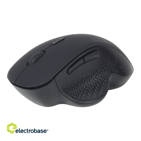 Gembird | Wireless Optical mouse | MUSW-6B-02 | Optical mouse | USB | Black image 5
