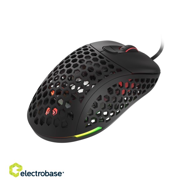 Genesis | Gaming Mouse | Xenon 800 | Wired | PixArt PMW 3389 | Gaming Mouse | Black | Yes image 1