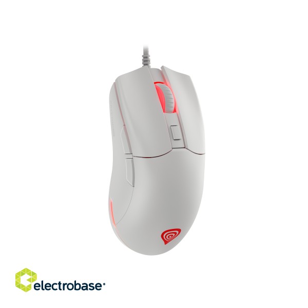 Genesis | Ultralight Gaming Mouse | Krypton 750 | Wired | Optical | Gaming Mouse | USB 2.0 | White | Yes image 3