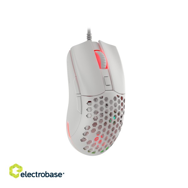 Genesis | Ultralight Gaming Mouse | Krypton 750 | Wired | Optical | Gaming Mouse | USB 2.0 | White | Yes image 6