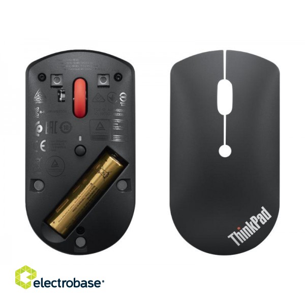 Lenovo | ThinkPad Bluetooth Silent Mouse | Wireless | Bluetooth 5.0 | Black | 1 year(s) image 7