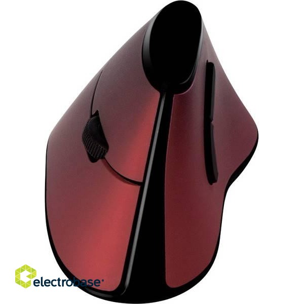 Logilink | Ergonomic Vertical Mouse | ID0159 | Optical | Wireless | Red image 1
