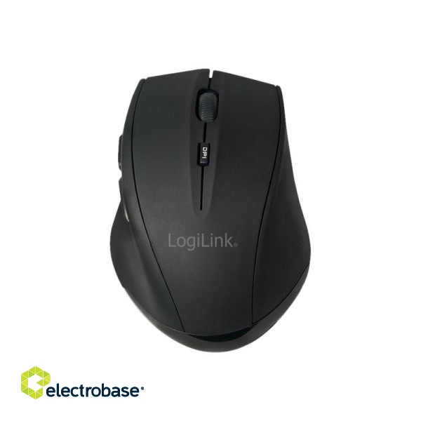Logilink | Bluetooth Laser Mouse; | Maus Laser Bluetooth mit 5 Tasten | wireless | Black image 4