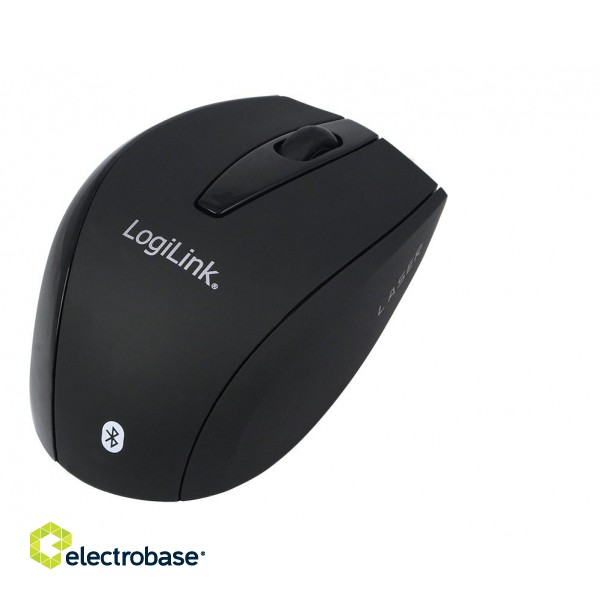 Logilink | Bluetooth Laser Mouse; | Maus Laser Bluetooth mit 5 Tasten | wireless | Black image 7