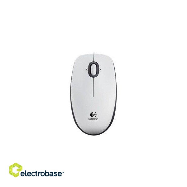 Logitech | B100 | Portable Optical Mouse | White image 2