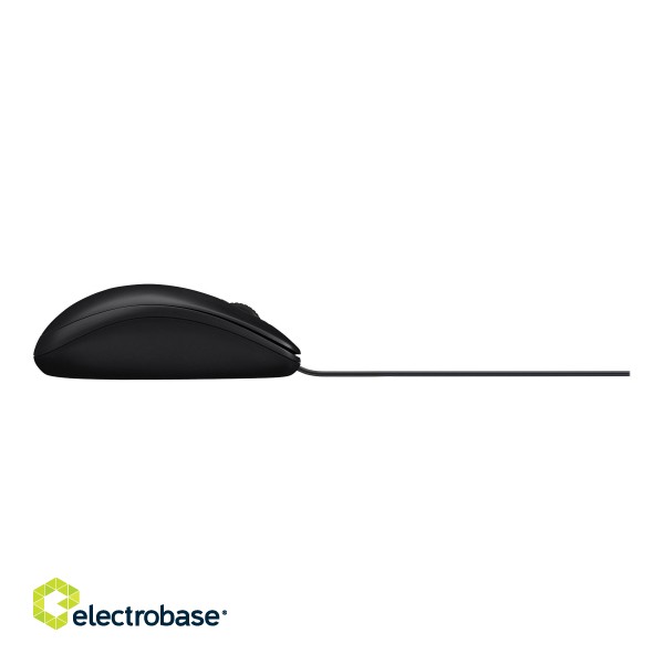 Logitech | Mouse | M100 | Optical | Optical mouse | Wired | Black image 8