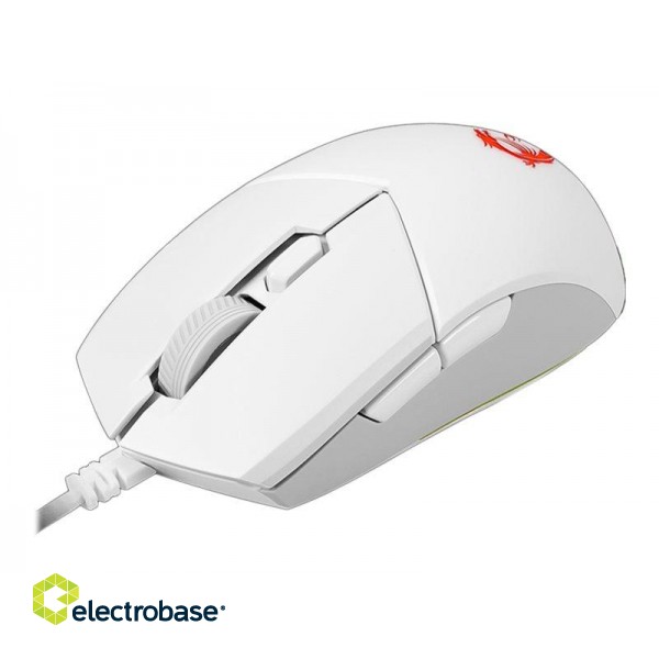 MSI | Clutch GM11 | Optical | Gaming Mouse | White | Yes image 4