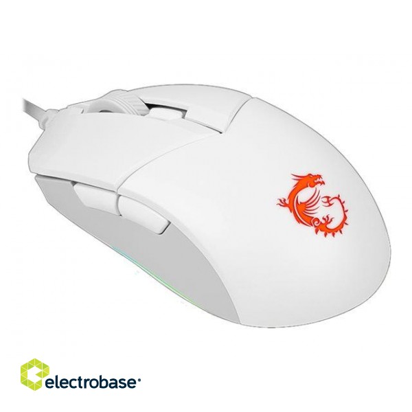 MSI | Clutch GM11 | Optical | Gaming Mouse | White | Yes image 8