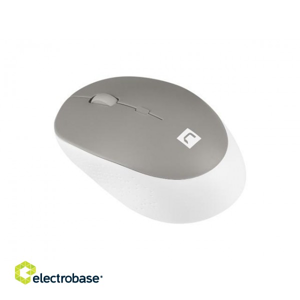 Natec | Mouse | Harrier 2 | Wireless | Bluetooth | White/Grey image 3