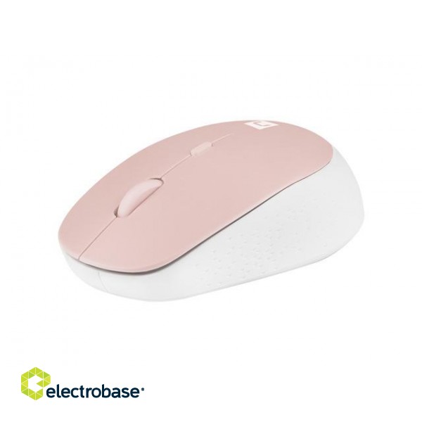 Natec | Mouse | Harrier 2 | Wireless | Bluetooth | White/Pink paveikslėlis 3