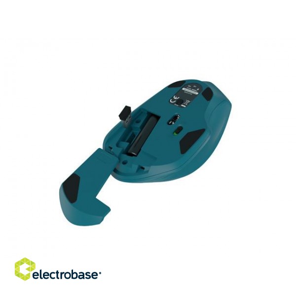 Natec | Mouse | Siskin 2 | Wireless | USB Type-A | Blue image 4