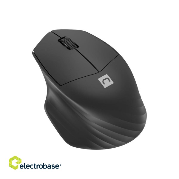 Natec | Mouse | Siskin 2 | Wireless | USB Type-A | Black image 2