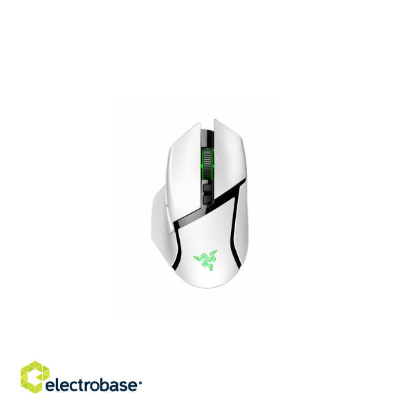 Razer | Basilisk V3 Pro | Gaming Mouse | Wireless | Bluetooth | White | Yes paveikslėlis 1
