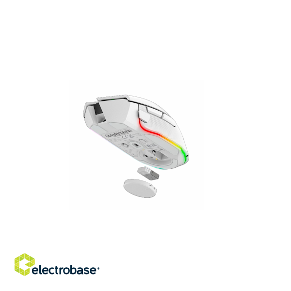 Razer | Gaming Mouse | Basilisk V3 Pro | Wireless | Bluetooth | White | Yes image 4