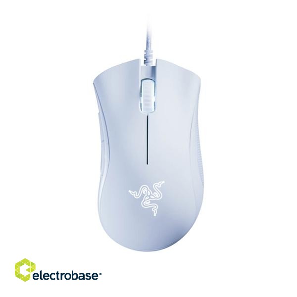 Razer | Gaming Mouse | DeathAdder Essential Ergonomic | Optical mouse | Wired | White image 1