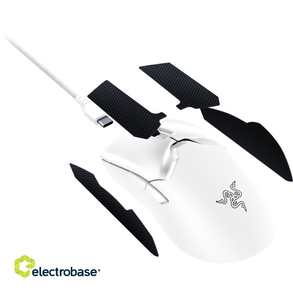 Razer | Gaming Mouse | Wireless | Optical | Gaming Mouse | White | Viper V2 Pro | No image 9