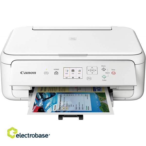 Canon Multifunctional printer | PIXMA TS5151 | Inkjet | Colour | All-in-One | A4 | Wi-Fi | White paveikslėlis 3