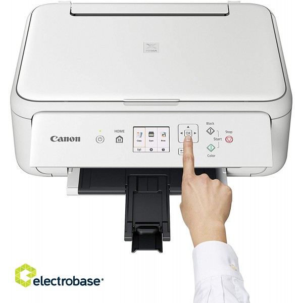 Canon Multifunctional printer | PIXMA TS5151 | Inkjet | Colour | All-in-One | A4 | Wi-Fi | White paveikslėlis 8