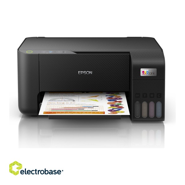 Epson Multifunctional printer | EcoTank L3210 | Inkjet | Colour | 3-in-1 | A4 | Black image 4