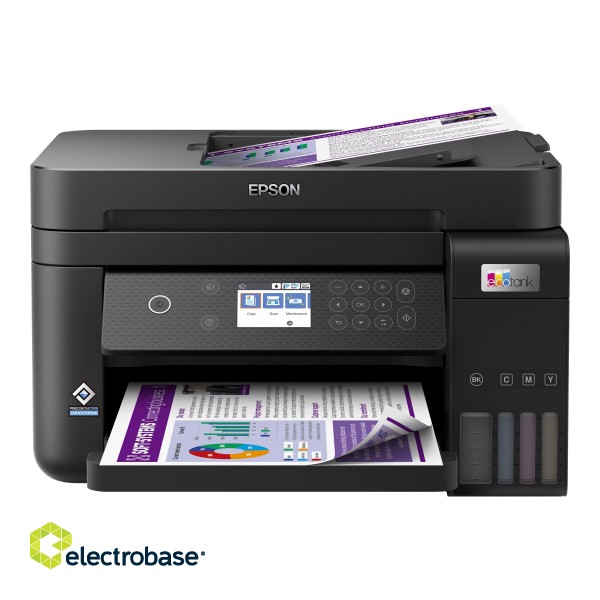 Epson Multifunctional printer | EcoTank L6270 | Inkjet | Colour | 3-in-1 | Wi-Fi | Black image 5