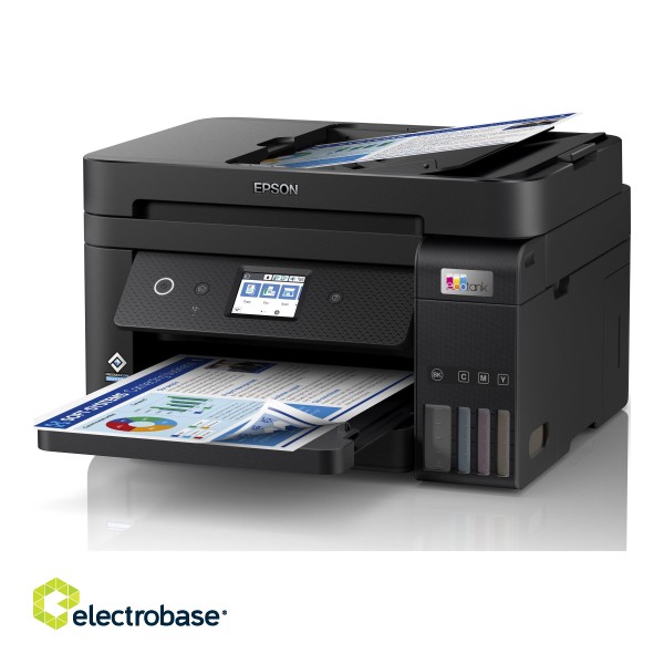 Epson Multifunctional printer | EcoTank L6290 | Inkjet | Colour | 4-in-1 | Wi-Fi | Black фото 3