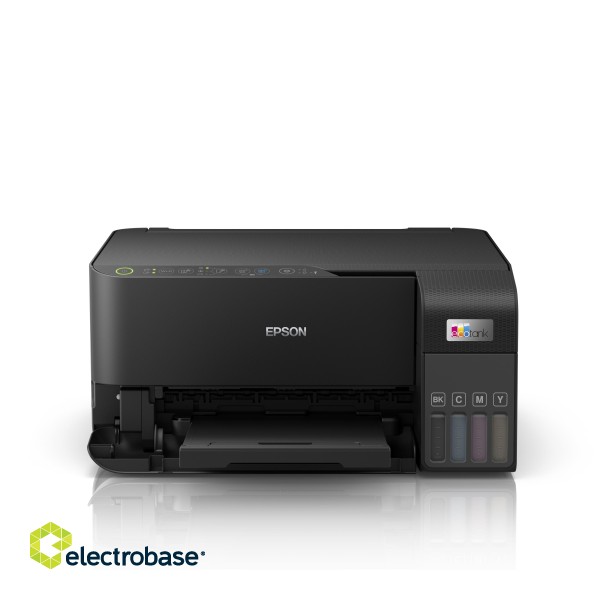 Epson Multifunctional printer | EcoTank L3550 | Inkjet | Colour | Inkjet Multifunctional Printer | A4 | Wi-Fi | Black image 2