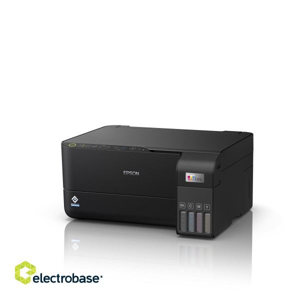 Epson Multifunctional printer | EcoTank L3550 | Inkjet | Colour | Inkjet Multifunctional Printer | A4 | Wi-Fi | Black image 5