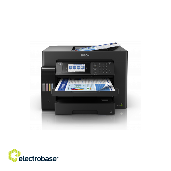 Epson EcoTank L15160 | Inkjet | Colour | Multicunctional Printer | A3+ | Wi-Fi | Black paveikslėlis 1