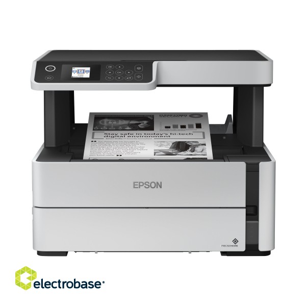 Epson 3 in 1 printer | EcoTank M2170 | Inkjet | Mono | All-in-one | A4 | Wi-Fi | White фото 2