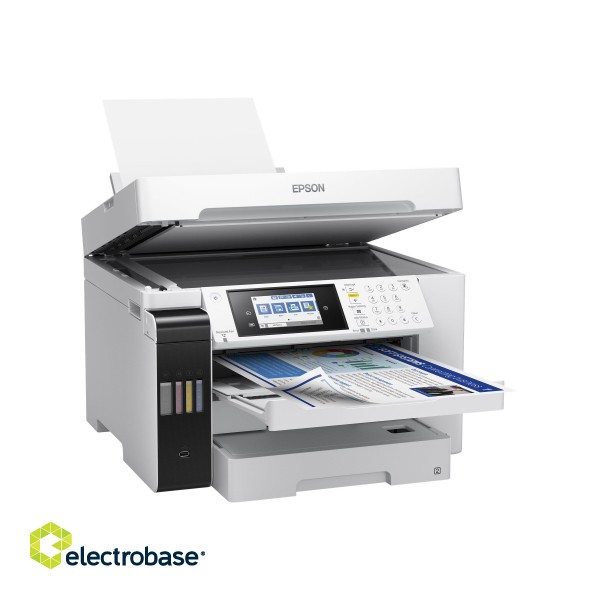 Epson Multifunctional printer | EcoTank L15180 | Inkjet | Colour | 4-in-1 | Wi-Fi | Black and white paveikslėlis 6