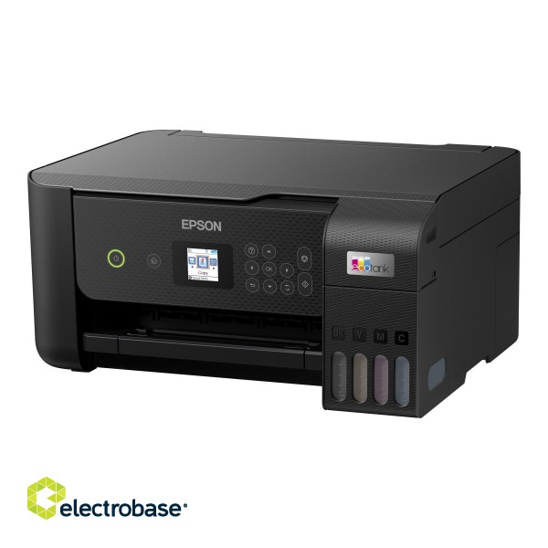 Epson Multifunctional printer | EcoTank L3260 | Inkjet | Colour | 3-in-1 | Wi-Fi | Black image 2