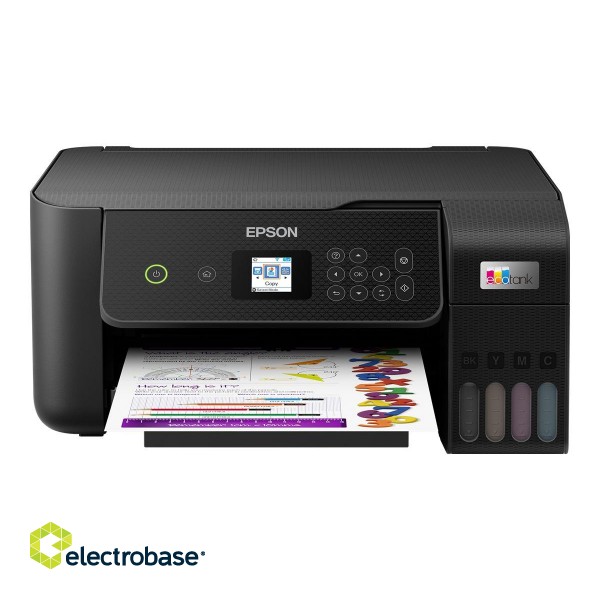 Epson Multifunctional printer | EcoTank L3260 | Inkjet | Colour | 3-in-1 | Wi-Fi | Black image 3