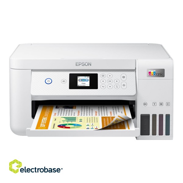 Epson Multifunctional printer | EcoTank L4266 | Inkjet | Colour | 3-in-1 | A4 | Wi-Fi | White paveikslėlis 6
