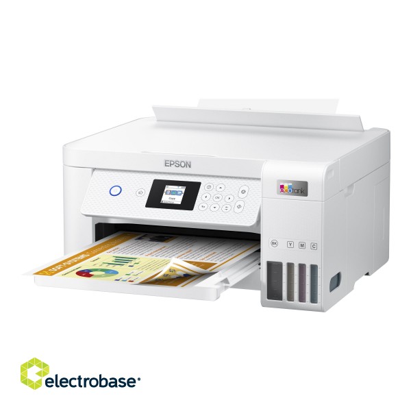 Epson Multifunctional printer | EcoTank L4266 | Inkjet | Colour | 3-in-1 | A4 | Wi-Fi | White image 4