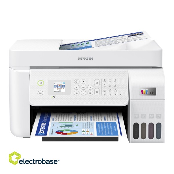 Epson Multifunctional printer | EcoTank L5296 | Inkjet | Colour | 4-in-1 | Wi-Fi | White image 7