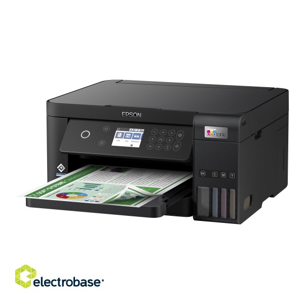 Epson Multifunctional printer | EcoTank L6260 | Inkjet | Colour | 3-in-1 | Wi-Fi | Black image 4
