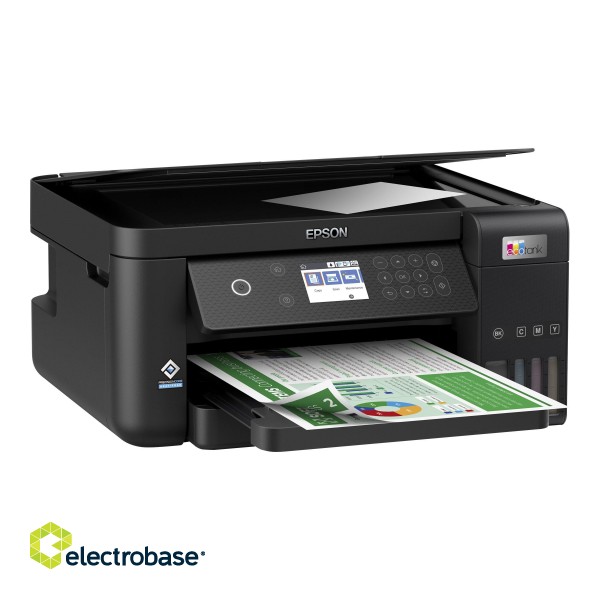 Epson Multifunctional printer | EcoTank L6260 | Inkjet | Colour | 3-in-1 | Wi-Fi | Black фото 10